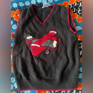 Gymboree Baby Boy Airplane Cotton Sweater Vest